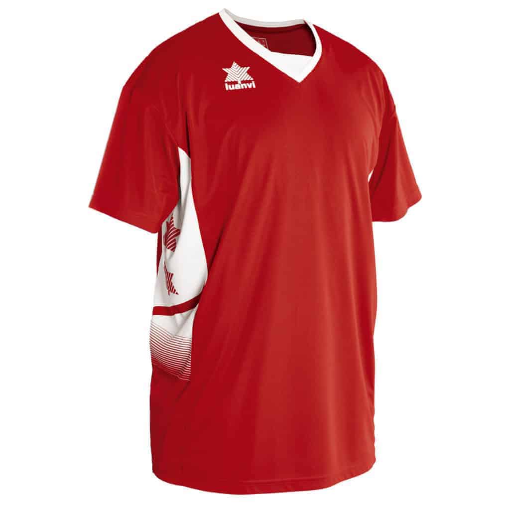 Luanvi equipacion personalizada roja