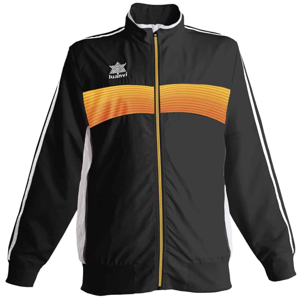 Luanvi chandal negro naranja