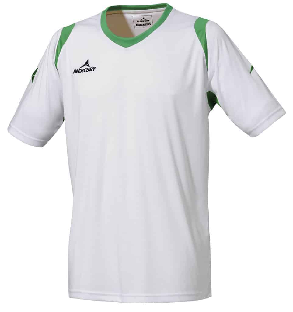 mercury camiseta blanco verde personalizada