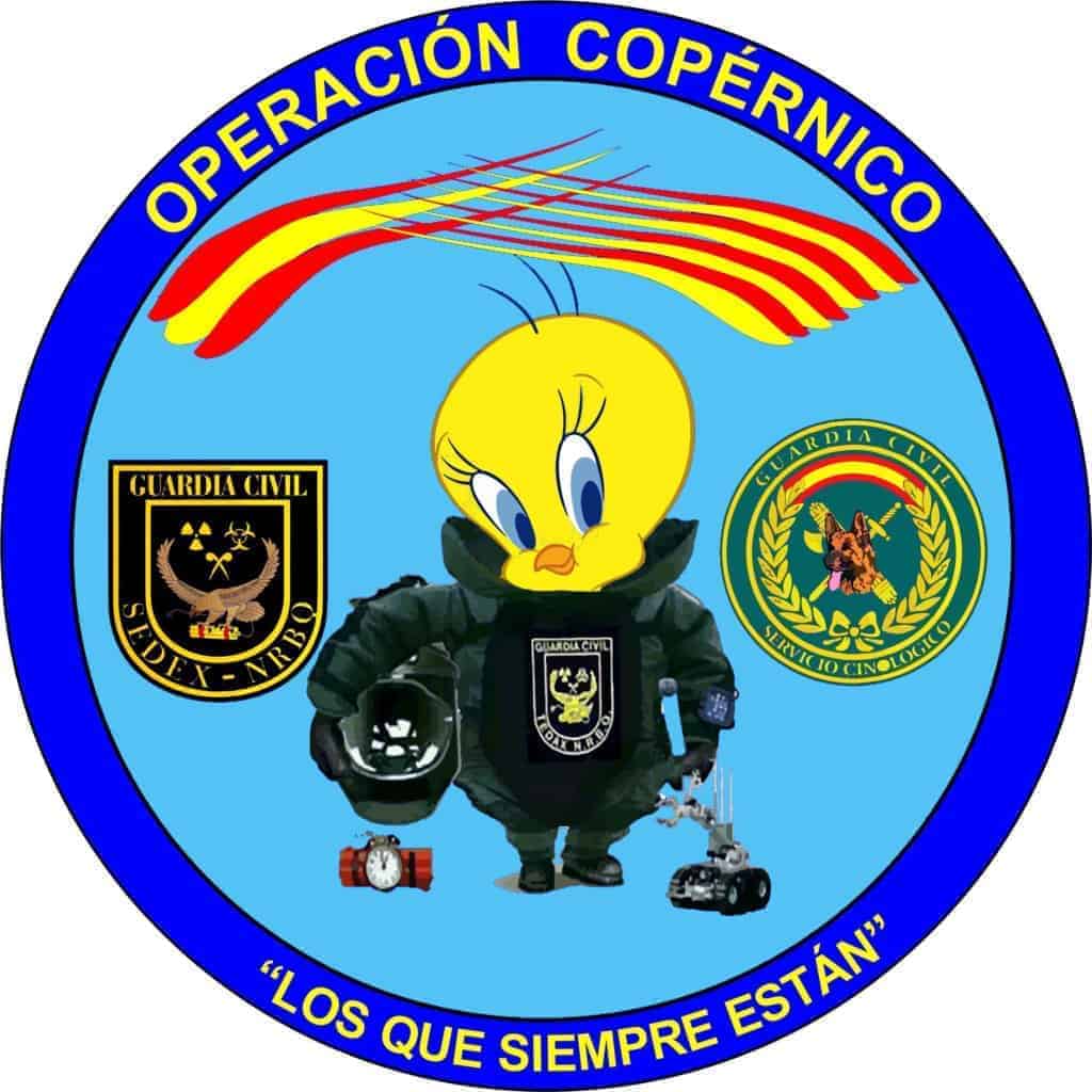 Parches policia y guardia civil copernico