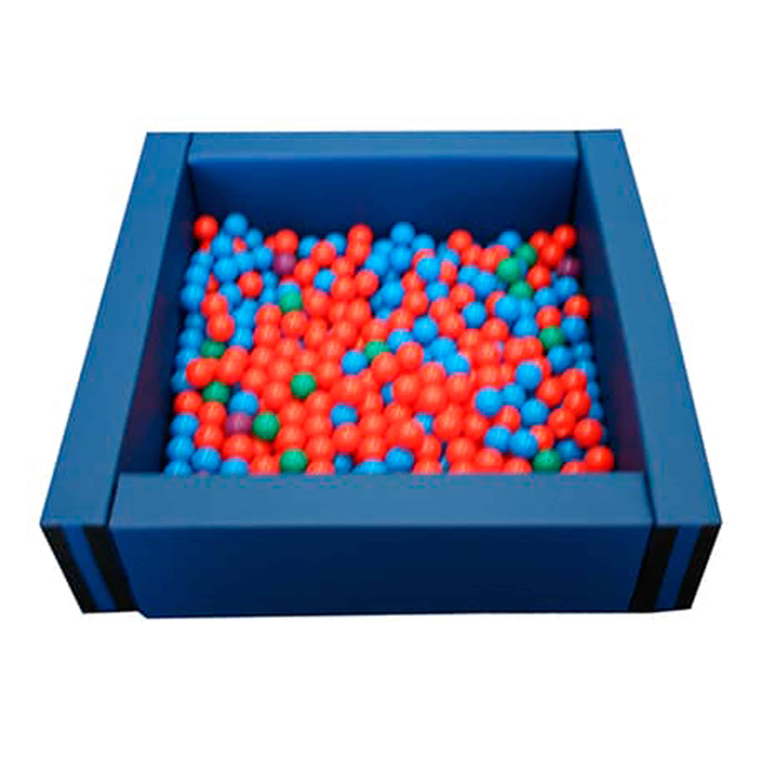jimsports_piscina_cuadrada_llenado_pelotas_150x150x40cm_alto_x_15cm_ancho Piscina Cuadrada Llenado Pelotas, 150 X 150 X 40 Cm Alto X 15 Cm Ancho - Imagen 1