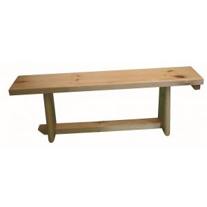 banco sueco de madera 1mt