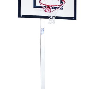 juego canastas minibasket deluxe monotubo tubo 100 fjas con base para anclaje -sin tablero ni aro-
