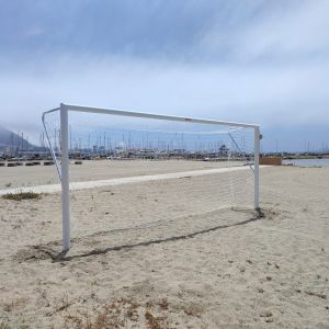 juego porterías fútbol-playa aluminio 90 mm