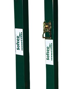 juego postes de padel fijos cuadrados 80x 80 mm