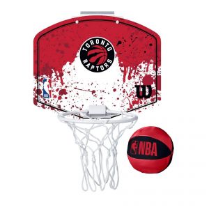 set minicanasta wilson team mini hoop nba raptors