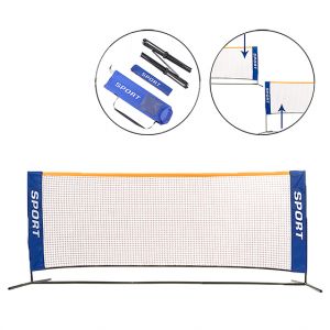 set minitenis/minibadminton metálico