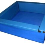 Suelo De Lona Pvc Para Piscina Cuadrada De 150X150 Cm