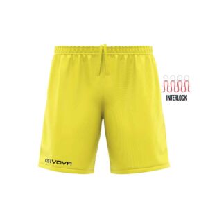 pantalon corto givova capo amarillo.