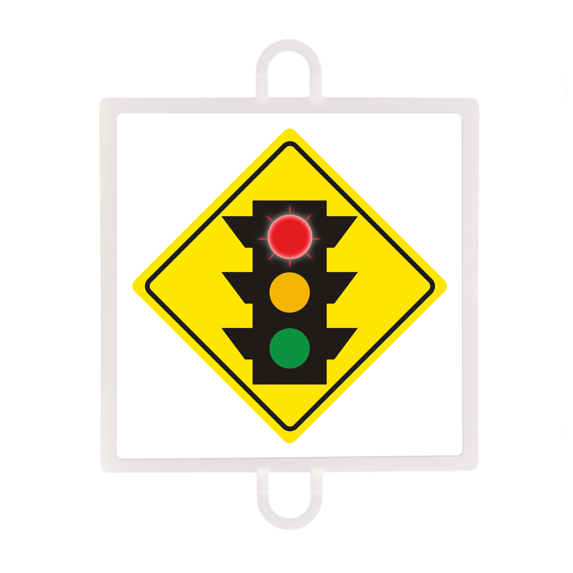 panel de señalizacion trafico de advertencia nº 1 (semaforo rojo) 1