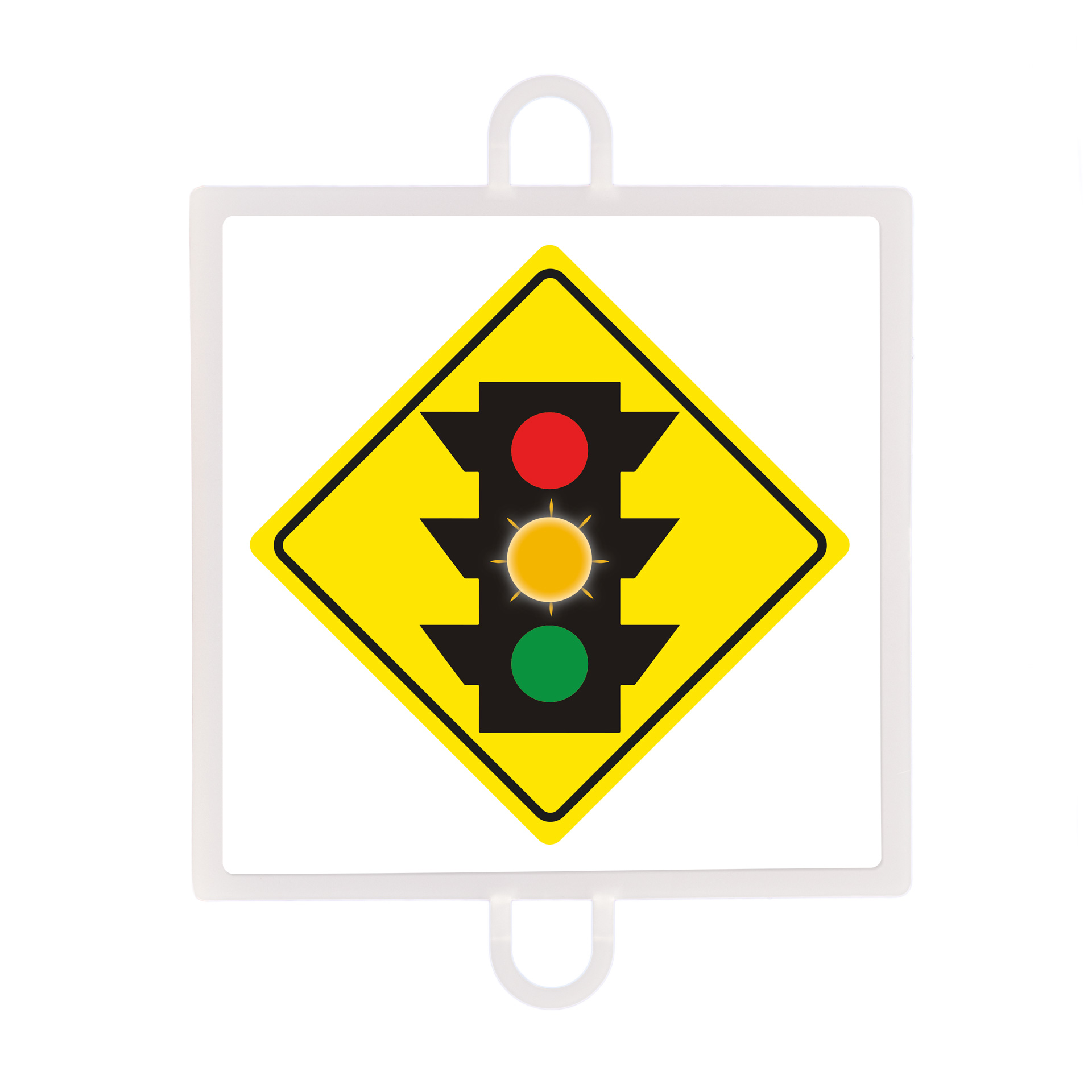 panel de señalizacion trafico de advertencia nº 2 (semaforo ambar) 1