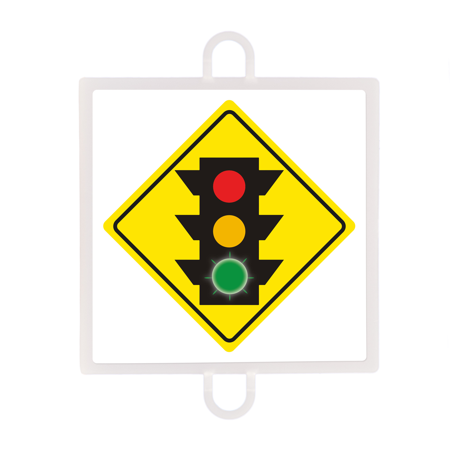 panel de señalizacion trafico de advertencia nº 3 (semaforo verde) 1