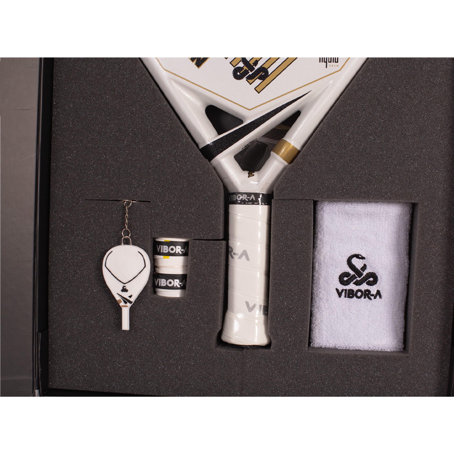 pack pala pádel vibor-a titán limited edition 3
