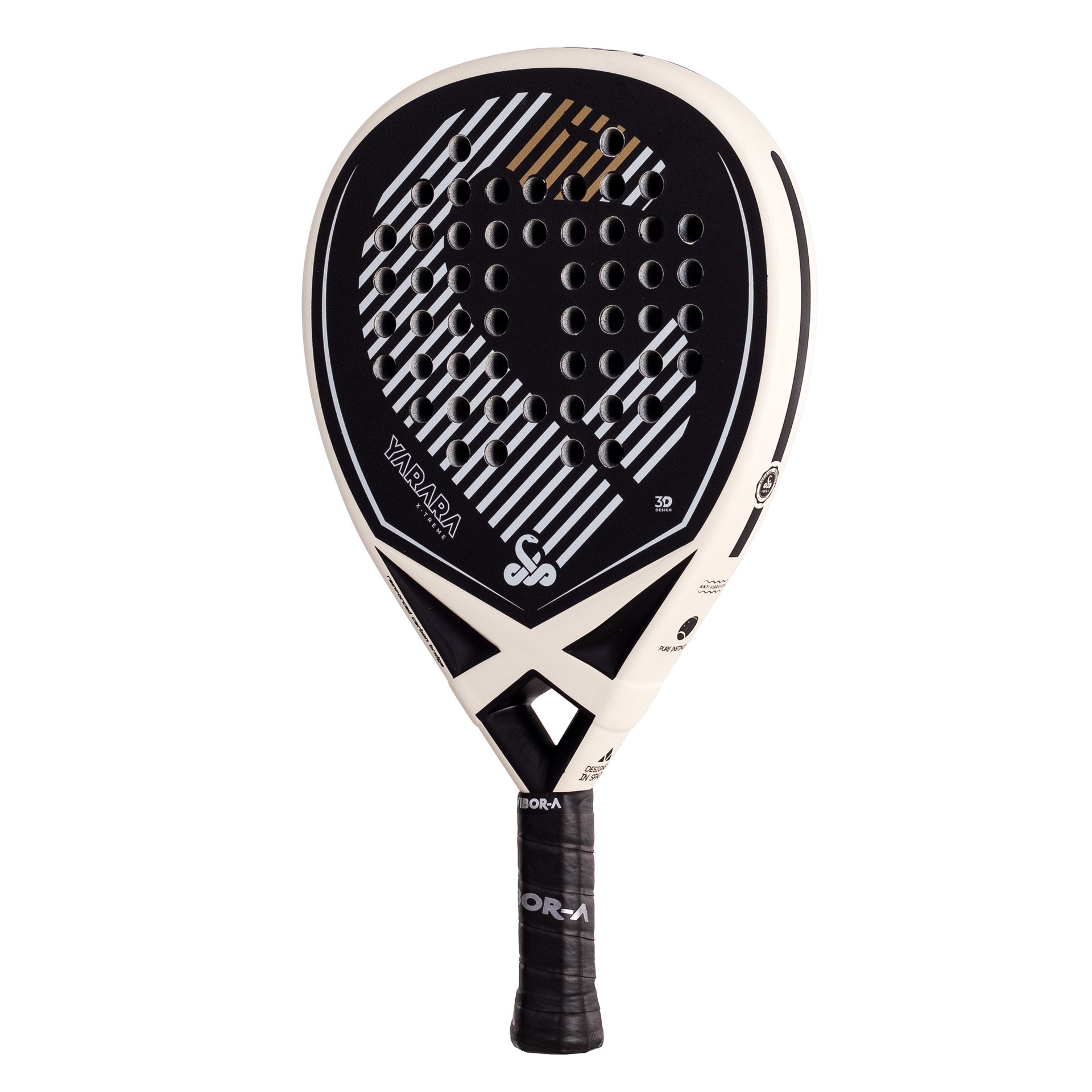 pala pádel vibor-a yarará xtreme fiber black 1
