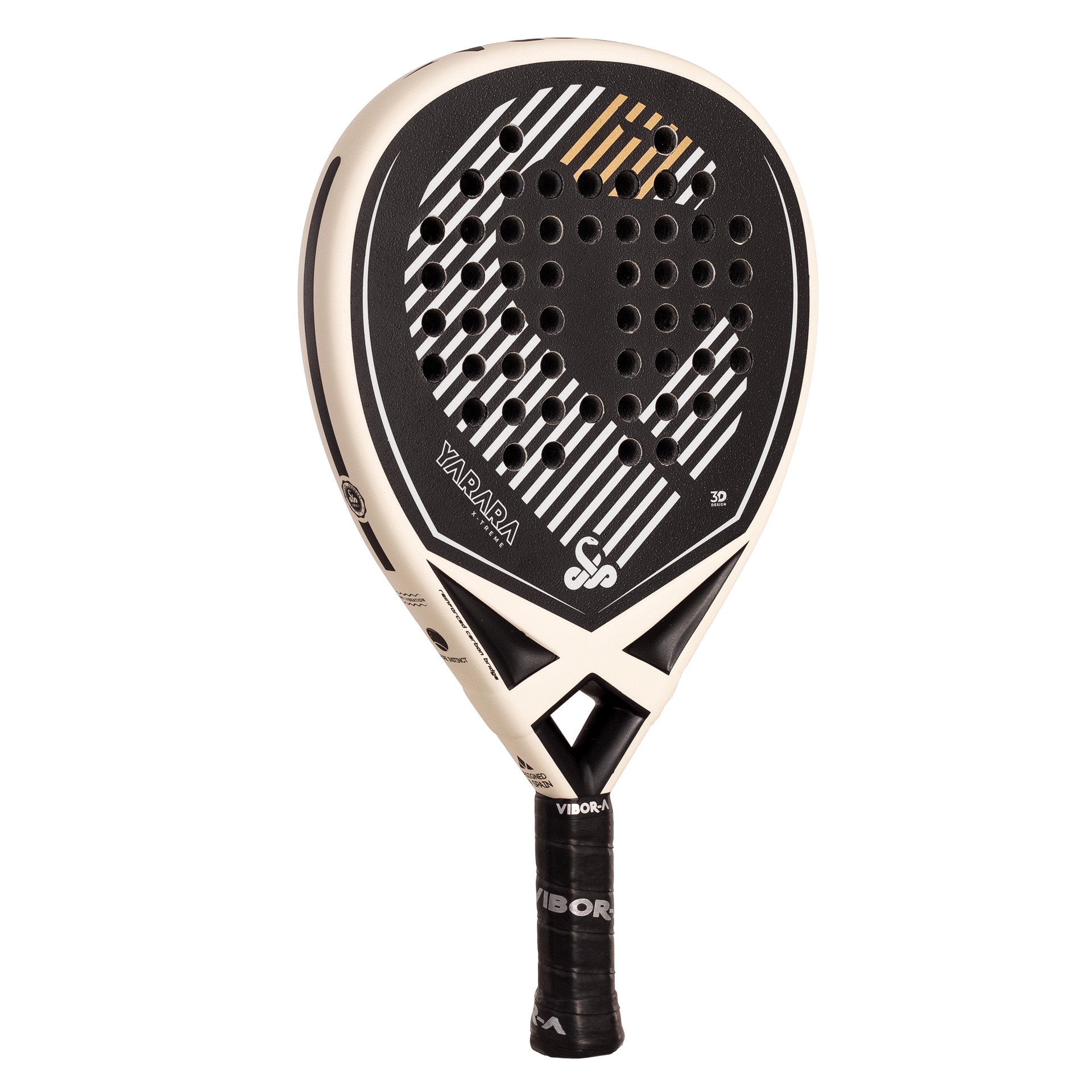 pala pádel vibor-a yarará xtreme fiber black 6