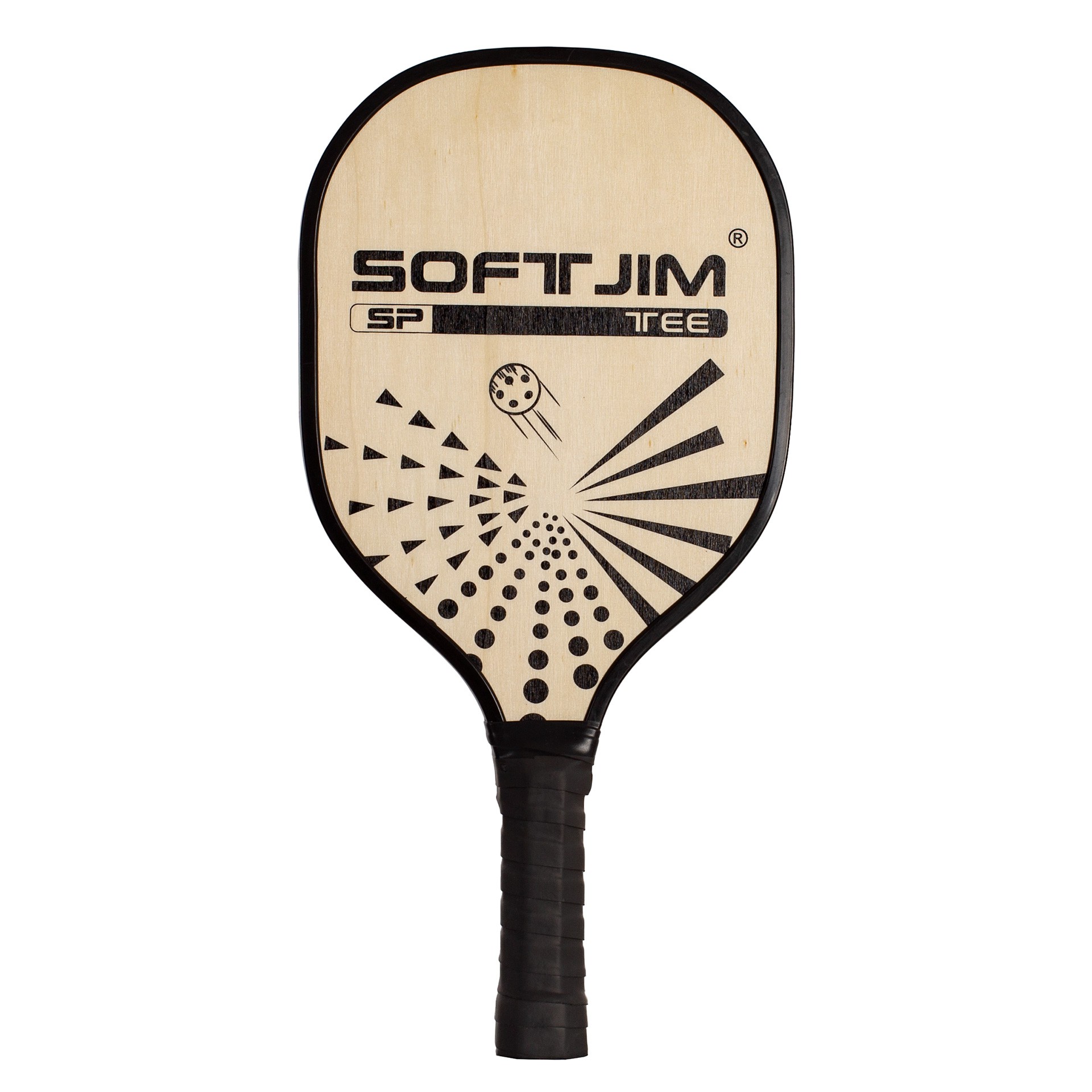 juego palas pickleball madera con pelota y funda 4
