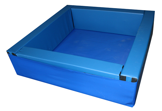 piscina cuadrada llenado pelotas, 150 x 150 x 40 cm alto x 15 cm ancho 1