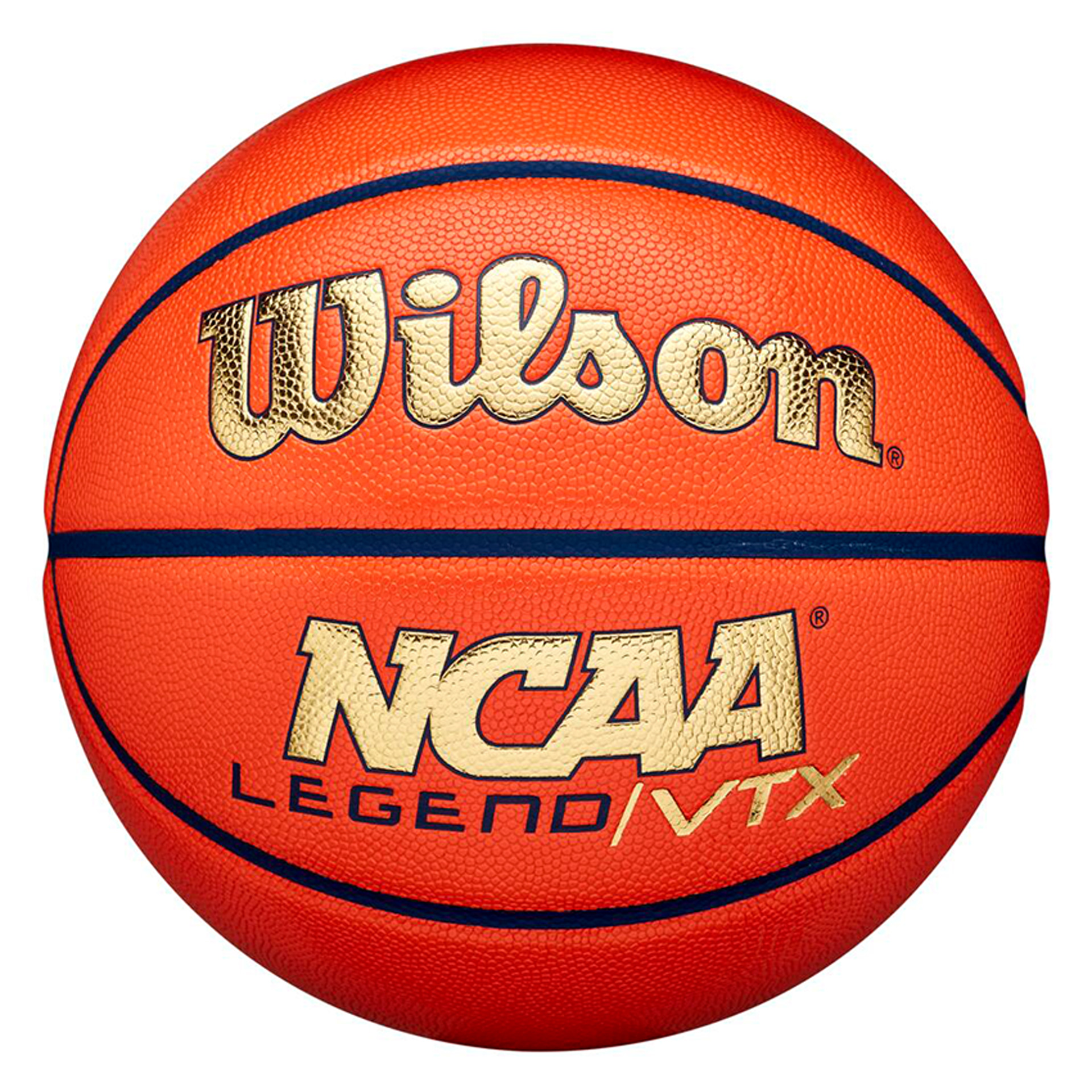 balon baloncesto wilson ncaa legend vtx bskt orange/gold talla 7 1