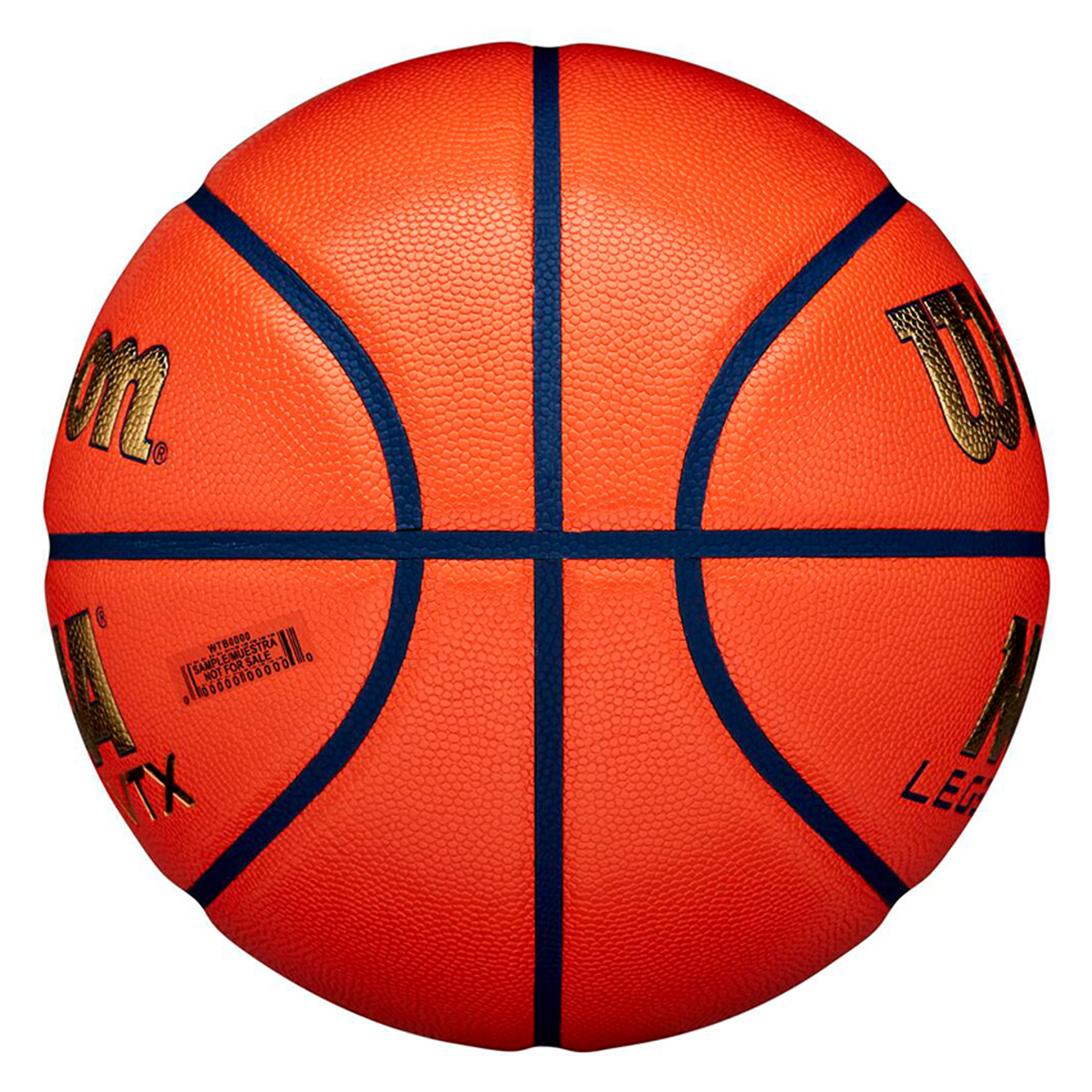 balon baloncesto wilson ncaa legend vtx bskt orange/gold talla 7 2