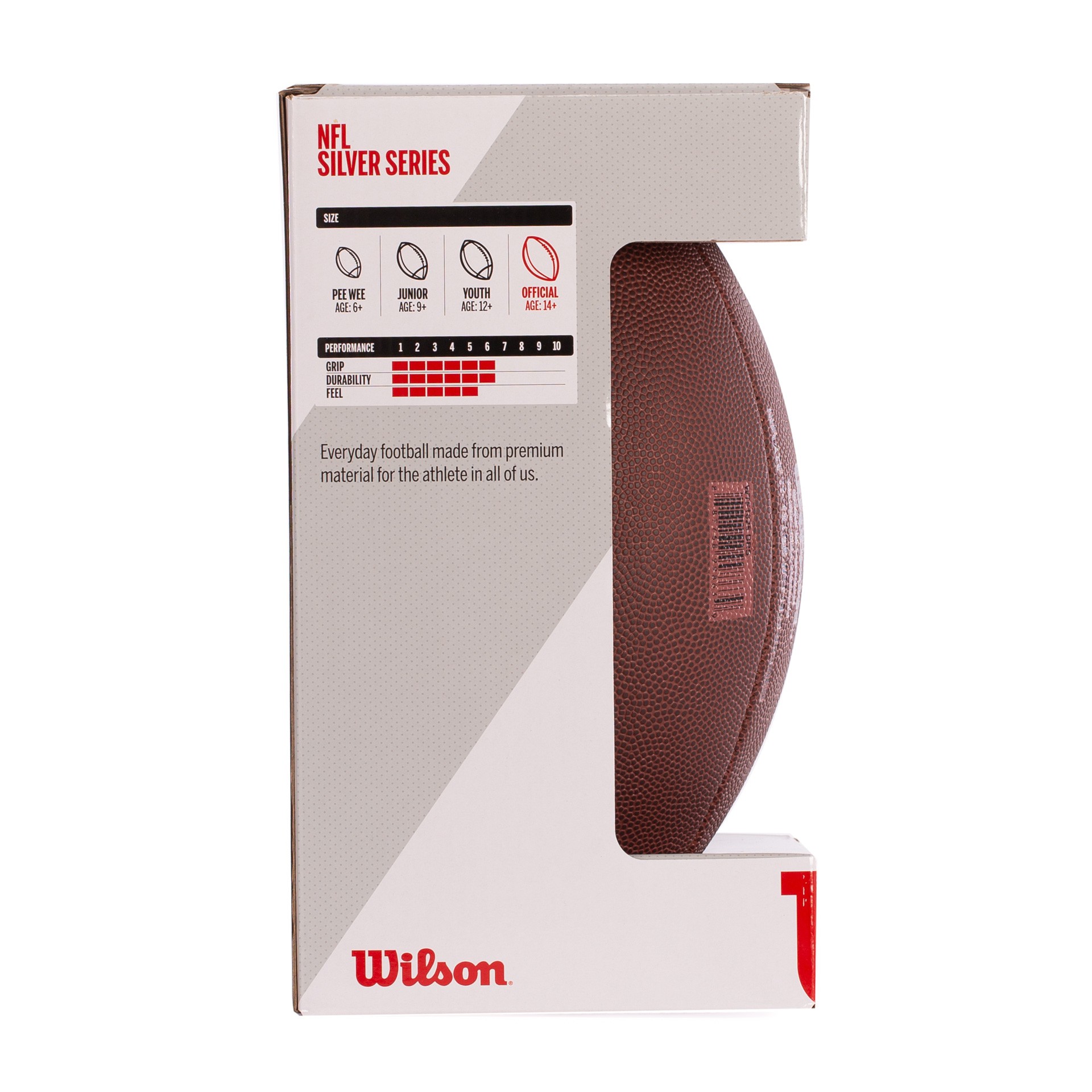 balon futbol americano wilson nfl duke replica – con expositor – 2