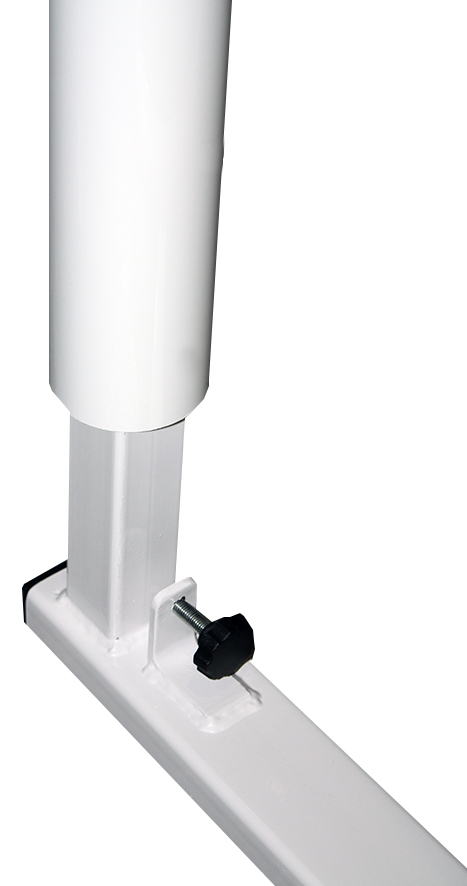 juego postes badminton aluminio deluxe tubo 90 mm 1