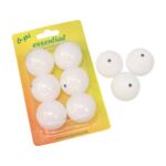Caja 6 pelotas pvc essential tenis de mesa