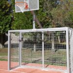 Juego Porterias F.Sala/Balonmano - Canasta Basket Gris
