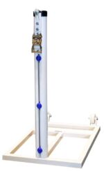 Juego Postes Tenis Trasladables Aluminio Ø 90 Mm