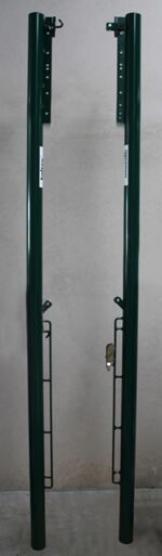 Juego (2 Unidades) Postes Voleibol, Metalicos, Fijos, Regulables Para Tenis.