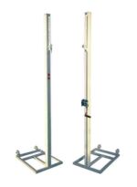 Juego Postes Voleibol (2 Unidades), Trasladables, Aluminio, Seccion Cuadrada 80 X 80Mm