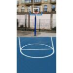 Juego Proteccion Postes Basket/ Minibasket (2 Unidades), Monotubo 80X80 Mm.
