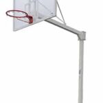 Juego Canastas Baloncesto Deluxe (2 Unidades), Monotubo, Fijas, Con Base De Anclaje (Sin Tableros, Aros, Redes)