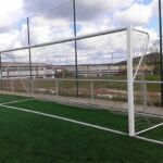 Juego de 2 redes fútbol 11 3mm colegial