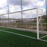 Juego de 2 redes fútbol 7 3mm colegial
