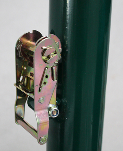 juego postes de tenis fijos cuadrado 80 x 80 mm con base para atornillar