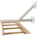 Herraje Para Escalera Horizontal -2 Uds-