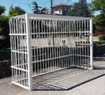 Juego Porterias (2 Unidades) Futbol Sala/Balonmano, Antivandalicas, Metalicas, 80X80Mm