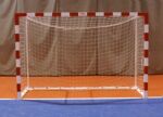 Juego Porterias Futbol Sala/Balonmano (2 Unidades), Trasladables, Metalicas, 80X80Mm, Con Base 80X40Mm.