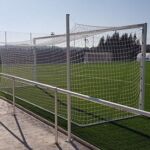 Juego 4 Postes Traseros Metalicos Para Sujeccion Red Tipo Cajon