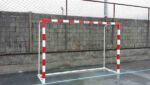 Juego Porterias Futbol Sala/Balonmano (2 Unidades), Aluminio, Trasladables, 80X80Mm, Base 80X40Mm.