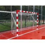 Juego Porterias Futbol Sala/Balonmano (2 Unidades), Metalicas, Fijas, 80X80Mm.