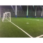 Juego Porterias Reglamentarias Futbol 11 (2 Unidades), Metalicas, Fijas, Tubo 100 Mm.