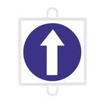 Panel De Señalizacion Trafico De Obligacion Nº 1 (Sentido)