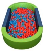 Piscina Ovalada Llenado Pelotas, 300 X 150 X 40 Cm Alto X 15 Cm Ancho
