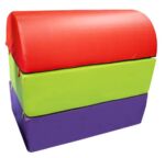 Plinton Desmontable Curvo De Espuma -Tres Piezas- 100 X 60 X 90 Cm