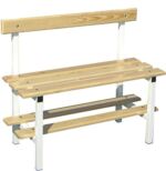 Banco De Vestuario Con Respaldo - Imagen 2