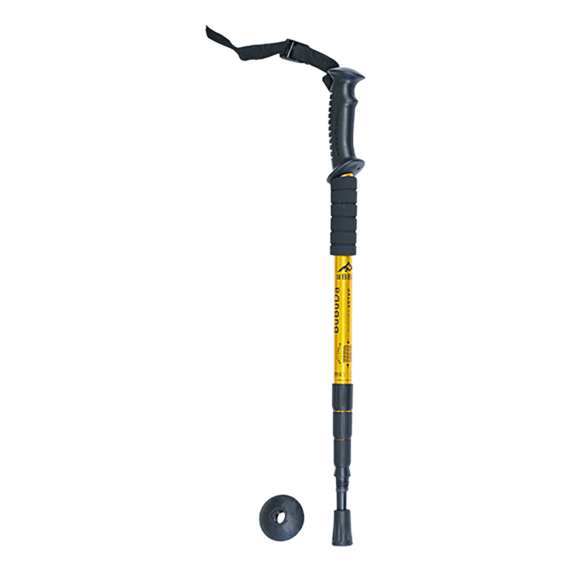bastón de trekking bbd 1.0 -unidad- amarillo bastón de trekking bbd 1.0 -unidad- amarillo