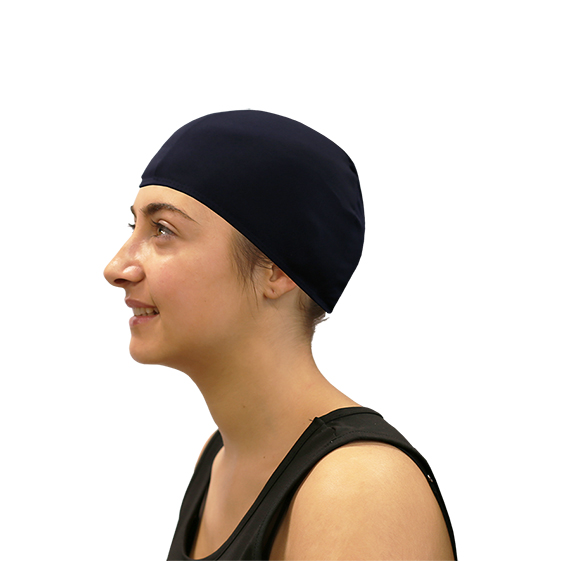 gorro natación poliéster softee senior marino