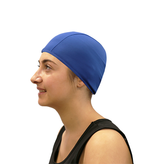 gorro natación poliéster softee senior royal