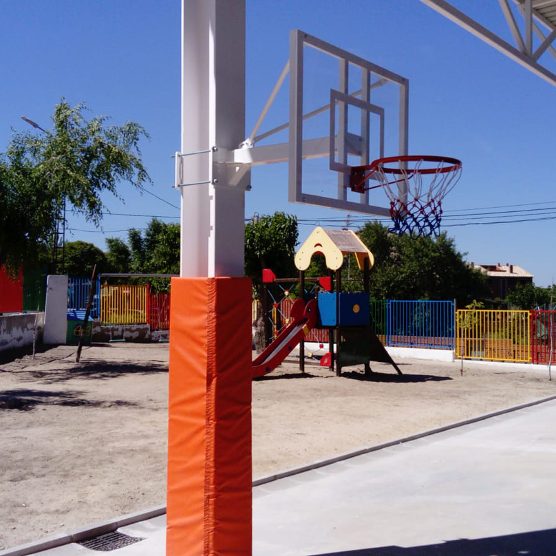 juego canasta minibasket fija a viga vuelo 1,65 mts 1 juego canasta minibasket fija a viga vuelo 1,65 mts 1